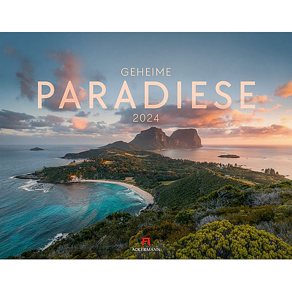 Geheime Paradiese Kalender 2024, Ackermann Kunstverlag
