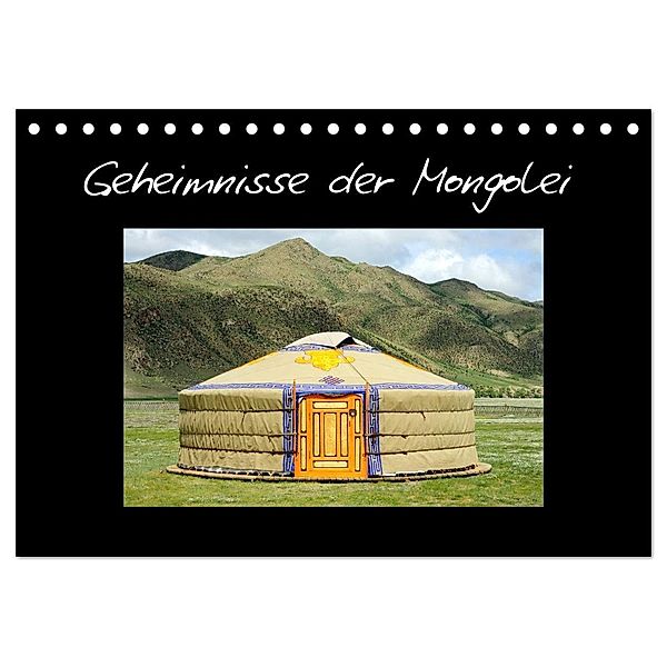 Geheimnisse der Mongolei (Tischkalender 2024 DIN A5 quer), CALVENDO Monatskalender, Wolfgang Zwanzger