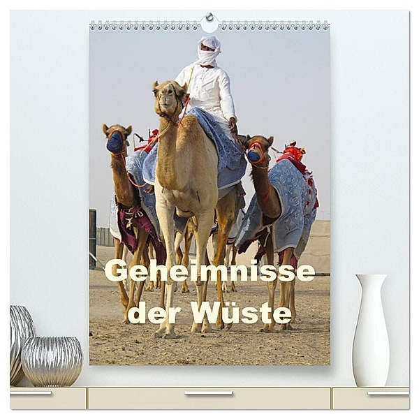 Geheimnisse der Wüste (hochwertiger Premium Wandkalender 2024 DIN A2 hoch), Kunstdruck in Hochglanz, zwayne/DMR/steckandose.com