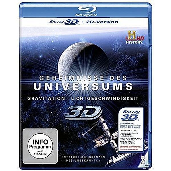 Geheimnisse des Universums 3D - Gravitation, Lichtgeschwindigkeit, 1 Blu-ray