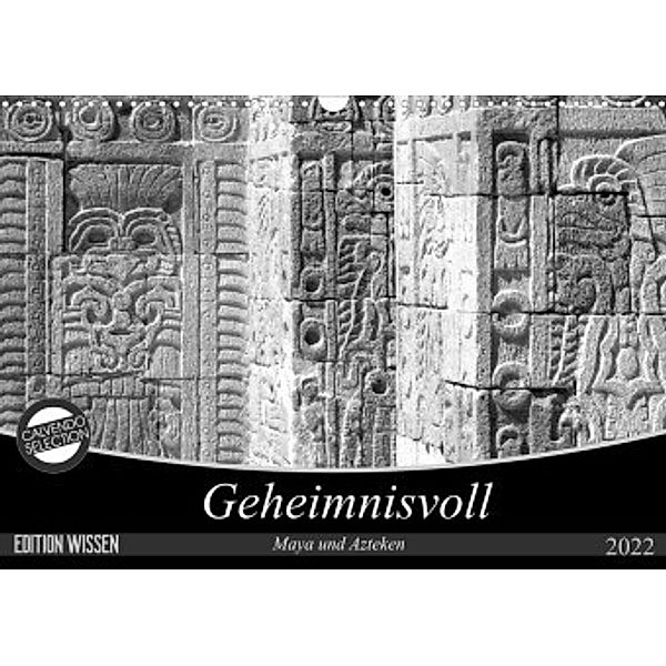 Geheimnisvoll - Maya und Azteken (Wandkalender 2022 DIN A3 quer), Flori0