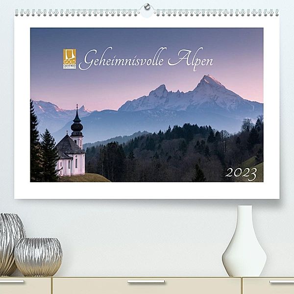 Geheimnisvolle Alpen (Premium, hochwertiger DIN A2 Wandkalender 2023, Kunstdruck in Hochglanz), Florian Westermann