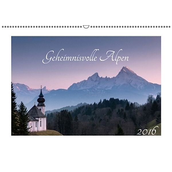 Geheimnisvolle Alpen (Wandkalender 2016 DIN A2 quer), Florian Westermann