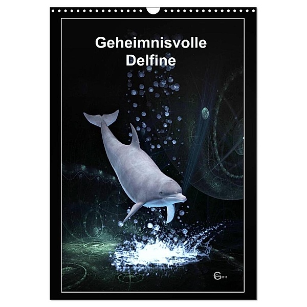 Geheimnisvolle Delfine (Wandkalender 2024 DIN A3 hoch), CALVENDO Monatskalender, Gerhard Franz