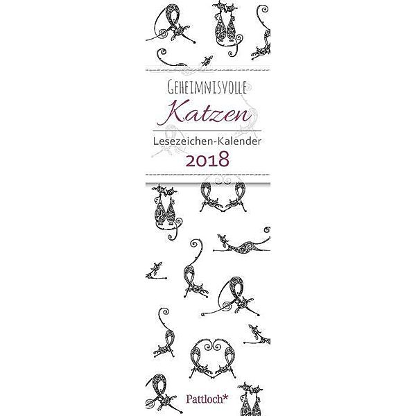 Geheimnisvolle Katzen - Lesezeichenkalender 2018