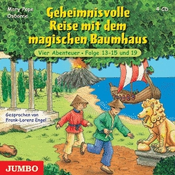 Geheimnisvolle Reise mit dem Magischen Baumhaus, 4 Audio-CDs, Mary Pope Osborne