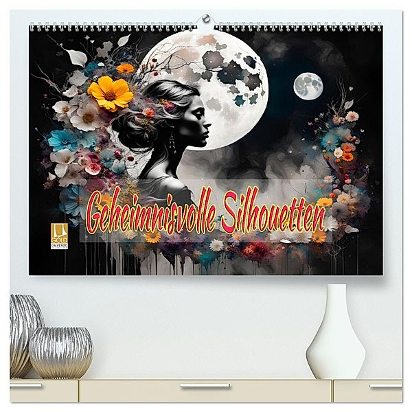 Geheimnisvolle Silhouetten (hochwertiger Premium Wandkalender 2025 DIN A2 quer), Kunstdruck in Hochglanz, Calvendo, Dusanka Djeric
