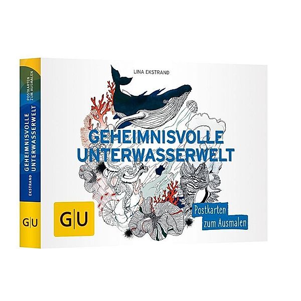 Geheimnisvolle Unterwasserwelt: Postkarten zum Ausmalen, Lina Ekstrand