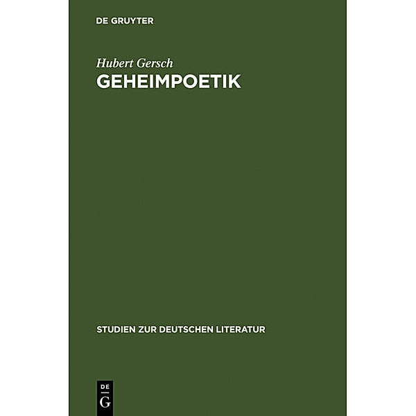 Geheimpoetik, Hubert Gersch