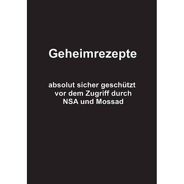 Geheimrezepte, Helmut Buchem