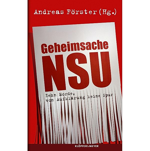 Geheimsache NSU, Frank Brunner, Esther Dischereit, Hajo Funke, Manfred Gnjidic, Anton Hunger, Thomas Moser, Rainer Nübel, Thumilan Selvakumaran, Ahmet Senyurt