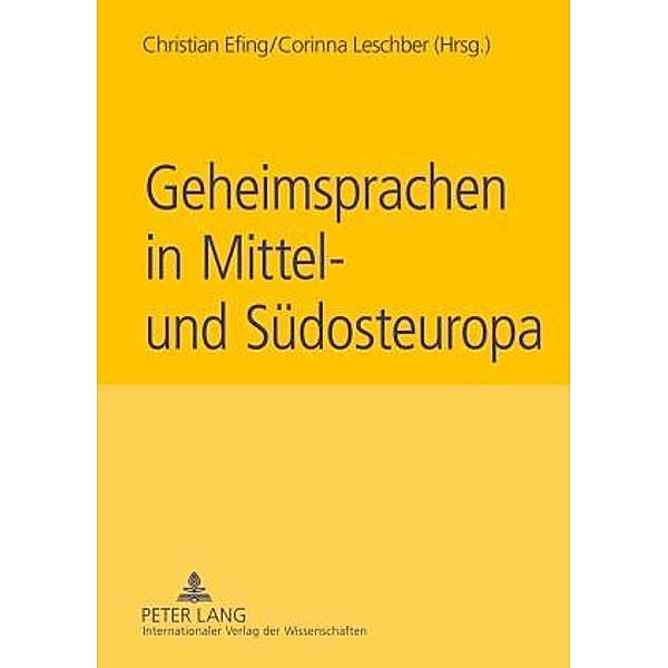 Geheimsprachen in Mittel- und Suedosteuropa