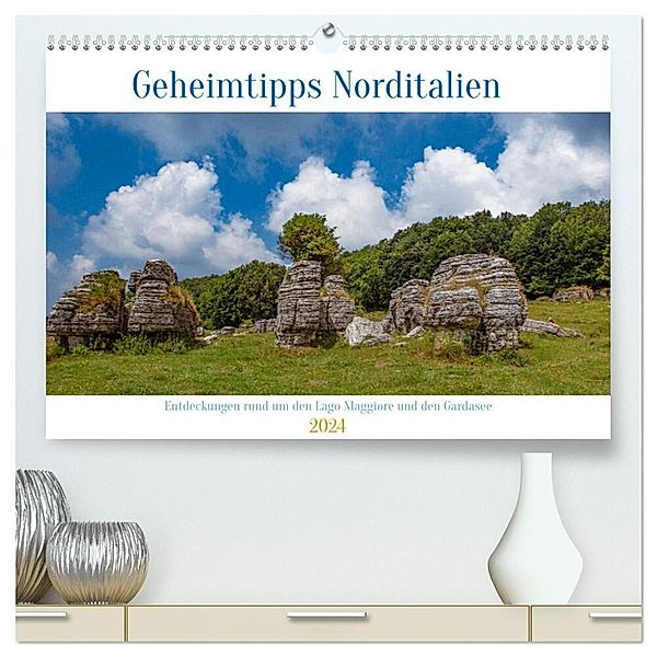 Geheimtipps Norditalien (hochwertiger Premium Wandkalender 2024 DIN A2 quer), Kunstdruck in Hochglanz, Ursula Di Chito