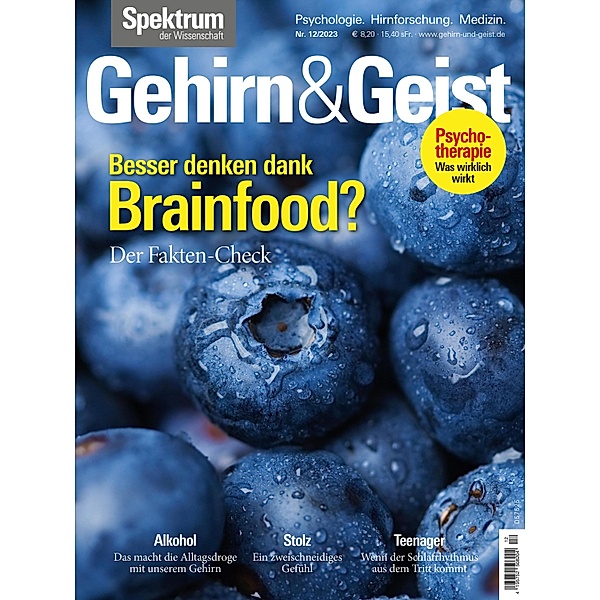 Gehirn&Geist 12/2023 Besser denken dank Brainfood? / Gehirn&Geist