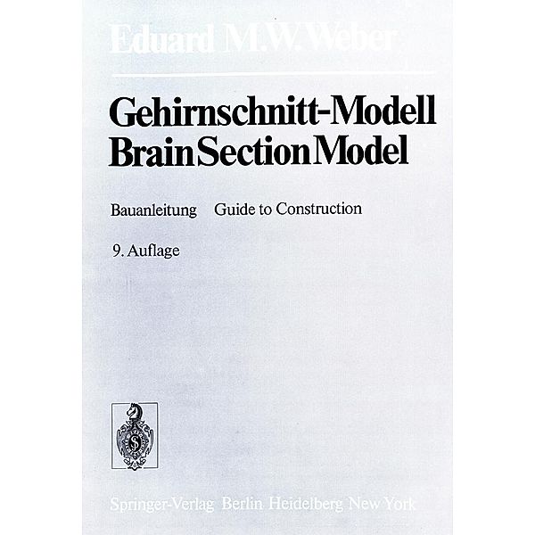 Gehirnschnitt-Modell / Brain Section Model, Eduard M. W. Weber