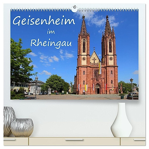 Geisenheim im Rheingau (hochwertiger Premium Wandkalender 2024 DIN A2 quer), Kunstdruck in Hochglanz, Gerald Abele