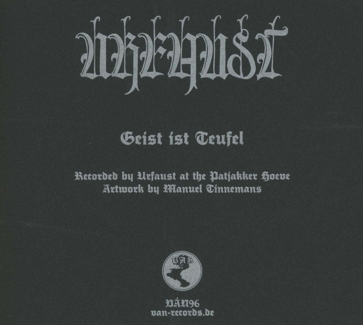 Geist Ist Teufel Digipack CD von Urfaust bei Weltbild.de