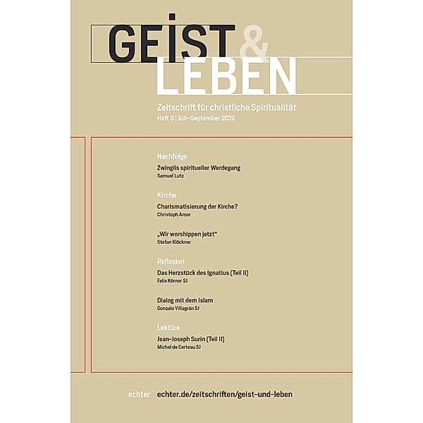 Geist & Leben 3/2019, Echter Verlag