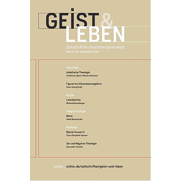 Geist & Leben 3/2020, Verlag Echter