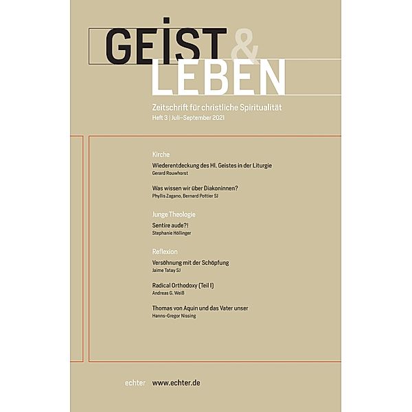 Geist & Leben 3/2021, Verlag Echter