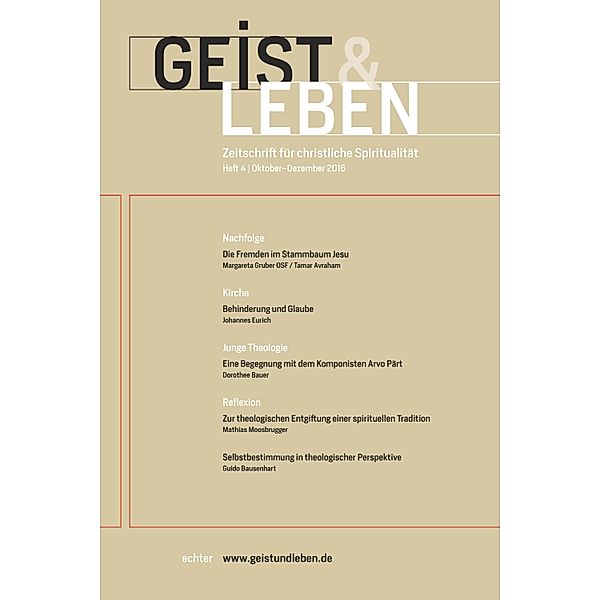 Geist & Leben 4/2016