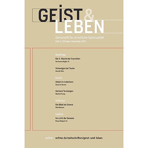 Geist & Leben 4/2019