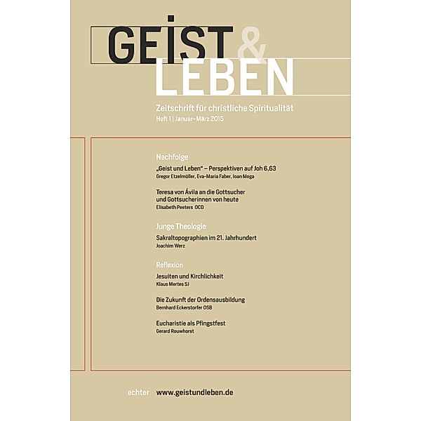 Geist und Leben 1/2015