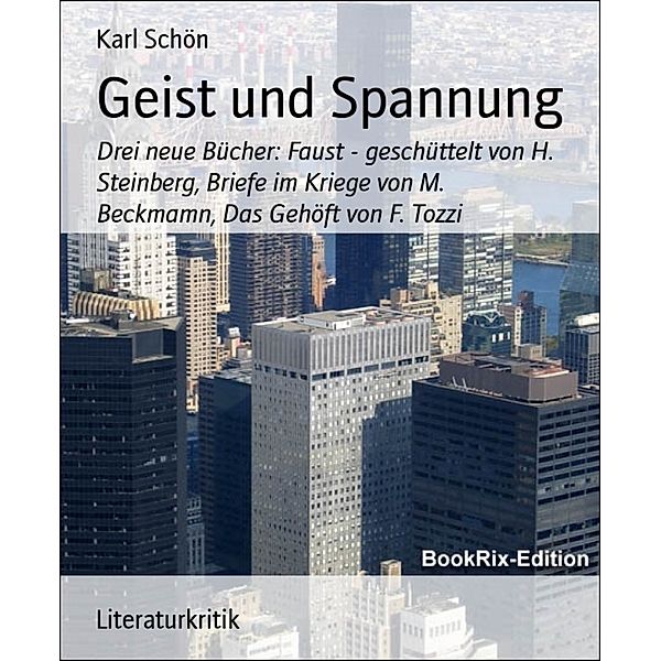 Geist und Spannung, Karl Schön