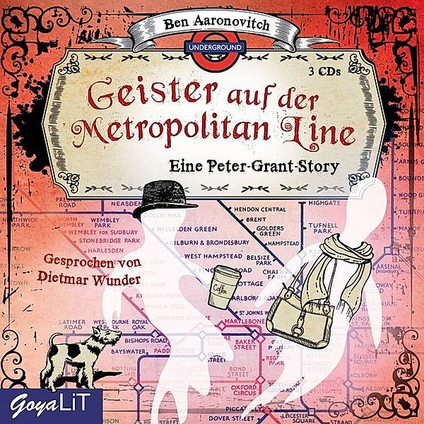 Geister auf der Metropolitan Line,3 Audio-CDs, Ben Aaronovitch