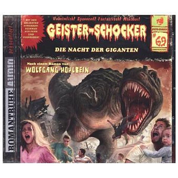 Geister-Schocker - Die Nacht der Giganten, 1 Audio-CD, Wolfgang Hohlbein