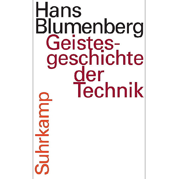 Geistesgeschichte der Technik, m. Audio-CD, Hans Blumenberg