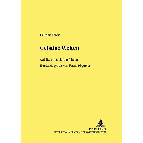 Geistige Welten, Franz Pöggeler
