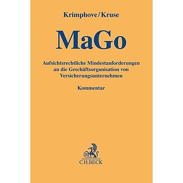 Gelbe Erläuterungsbücher / MaGo, Kommentar, Dieter Krimphove, Oliver Kruse