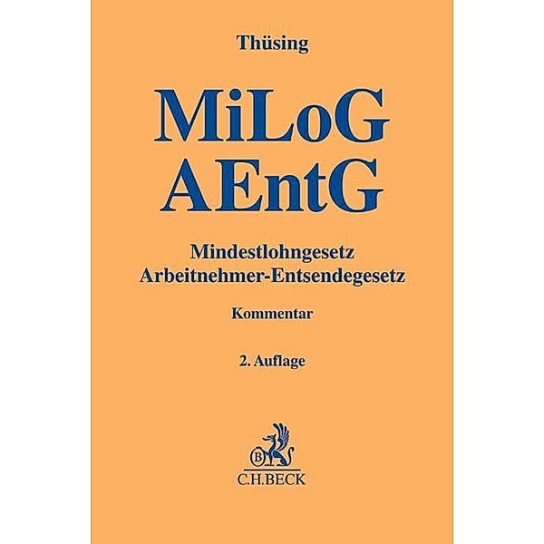 Gelbe Erläuterungsbücher / MiLoG / AEntG, Kommentar