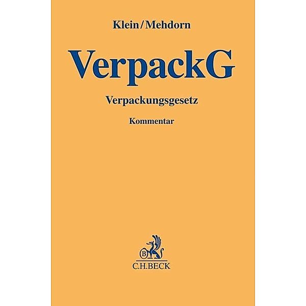 Gelbe Erläuterungsbücher / Verpackungsgesetz, Matthias Klein, Ilka D. Mehdorn