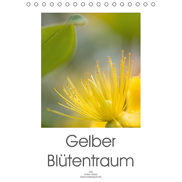 Gelber Blütentraum (Tischkalender 2019 DIN A5 hoch), Ulrike Adam