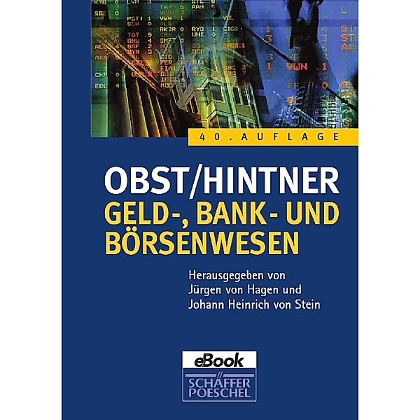 Geld-, Bank- und Börsenwesen, Georg Obst, Otto Hintner