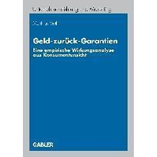 Geld-zurück-Garantien / Unternehmensführung und Marketing, Matthias Vieth