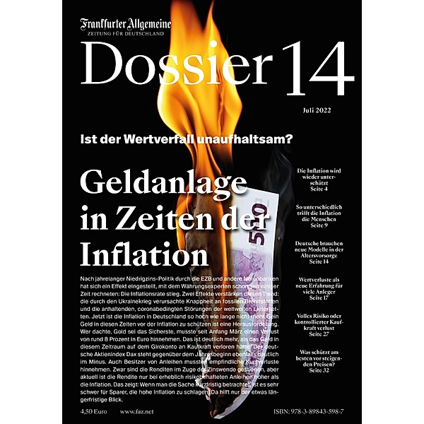 Geldanlage in Zeiten der Inflation / Frankfurter Allgemeine Dossier Bd.14, Frankfurter Allgemeine Archiv