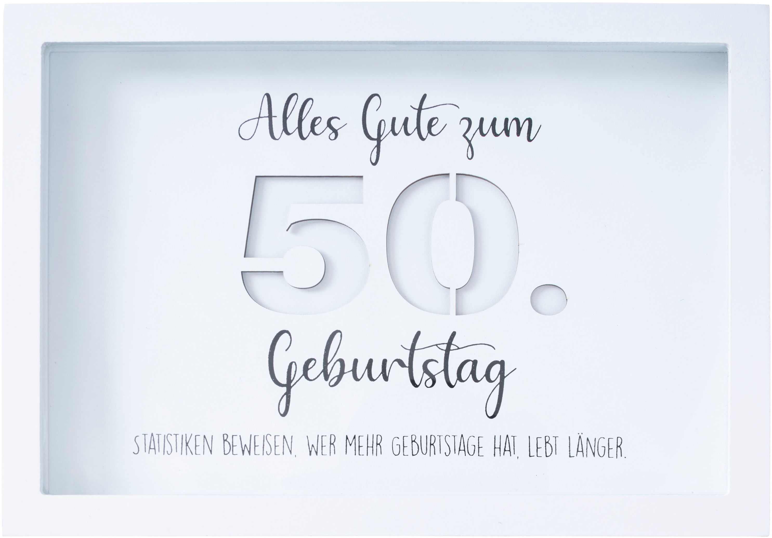 Geldgeschenk Bilderrahmen Ausführung: 50. Geburtstag | Weltbild.at