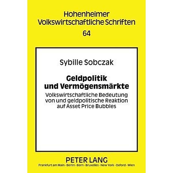 Geldpolitik und Vermögensmärkte, Sybille Sobczak