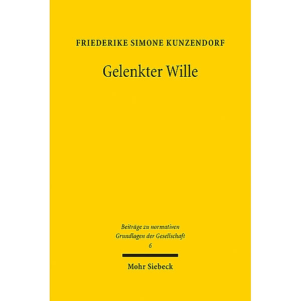 Gelenkter Wille, Friederike Simone Kunzendorf