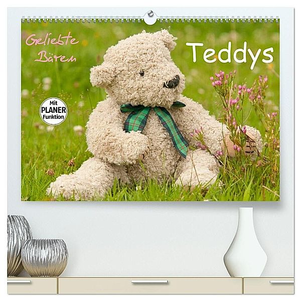 Geliebte Bären - Teddys (hochwertiger Premium Wandkalender 2025 DIN A2 quer), Kunstdruck in Hochglanz, Calvendo, Meike Bölts
