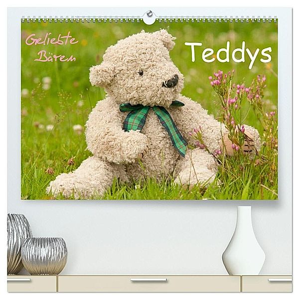 Geliebte Bären - Teddys (hochwertiger Premium Wandkalender 2025 DIN A2 quer), Kunstdruck in Hochglanz, Calvendo, Meike Bölts
