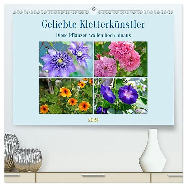 Geliebte Kletterkünstler (hochwertiger Premium Wandkalender 2024 DIN A2 quer), Kunstdruck in Hochglanz, Christine B-B Müller