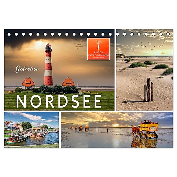 Geliebte Nordsee (Tischkalender 2025 DIN A5 quer), CALVENDO Monatskalender, Calvendo, Peter Roder
