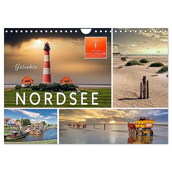 Geliebte Nordsee (Wandkalender 2024 DIN A4 quer), CALVENDO Monatskalender, Peter Roder