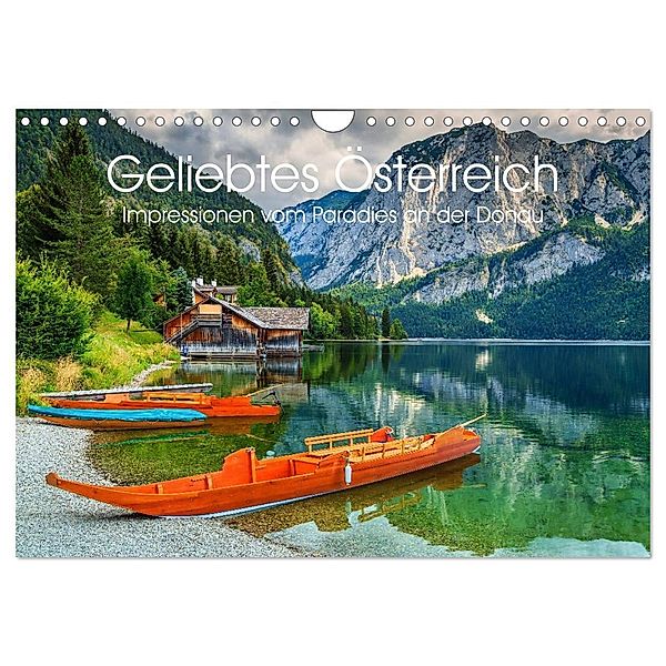 Geliebtes Österreich. Impressionen vom Paradies an der Donau (Wandkalender 2024 DIN A4 quer), CALVENDO Monatskalender, Elisabeth Stanzer