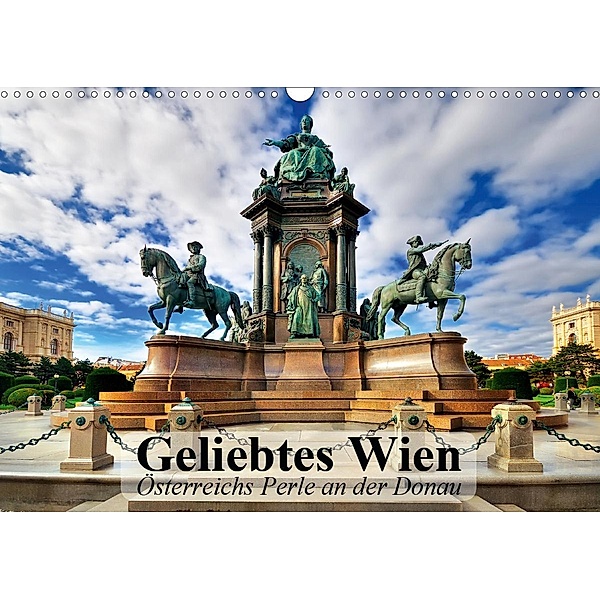 Geliebtes Wien. Österreichs Perle an der Donau (Wandkalender 2021 DIN A3 quer), Elisabeth Stanzer