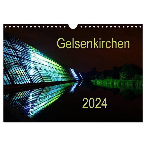 Gelsenkirchen 2024 (Wandkalender 2024 DIN A4 quer), CALVENDO Monatskalender, Anke Grau